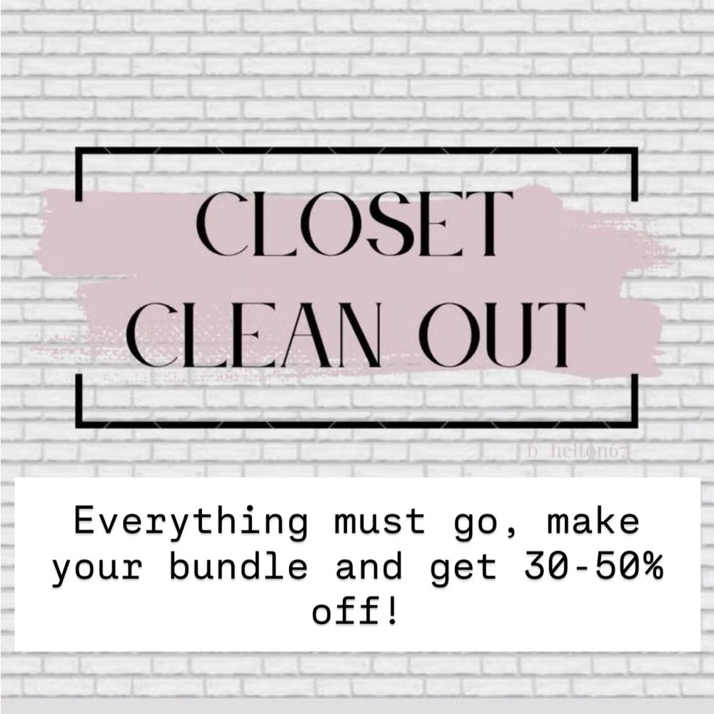 Closet clean out